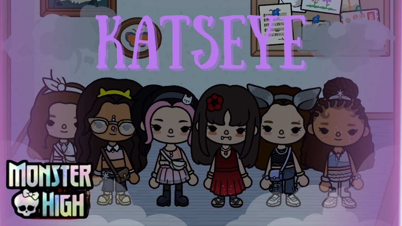 Monster High Fright Song ft. KATSEYE | Official MV | Monster High (TOCA ver.) ib: @f4wuna 