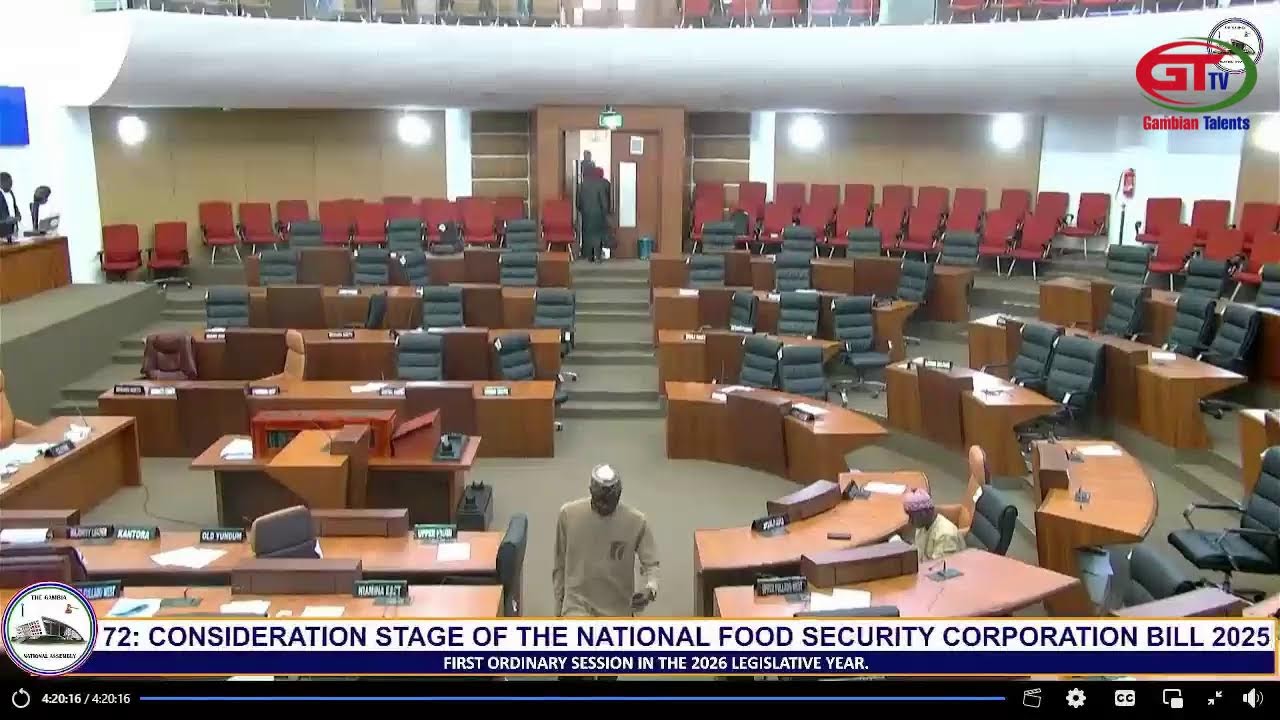 FIRST ORDINARY SESSION IN THE 2026 LEGISLATIVE YEAR