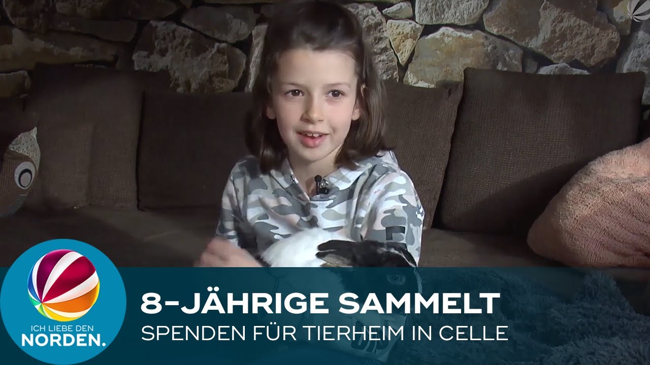8-Jährige sammelt Spenden für Tierheim in Celle