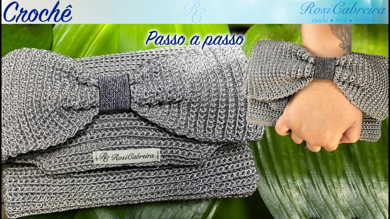 Clutch de crochê
