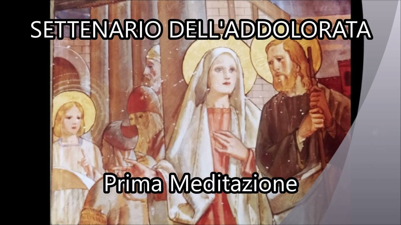 Prima Meditazione - Settenario 2026