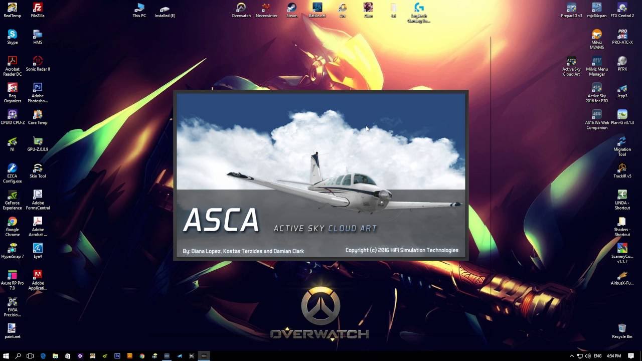 Active Sky Cloud Art (ASCA) - Sky Colors Settings (Russian)