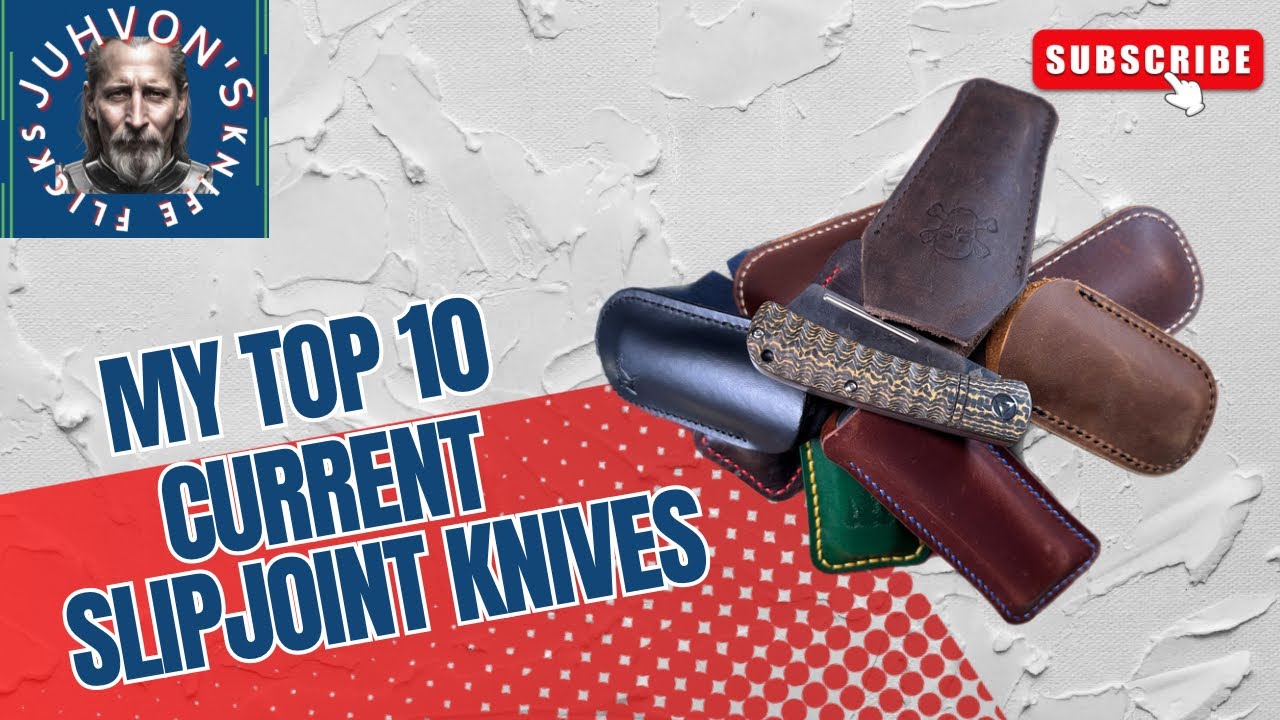 Мой текущий топ-10 ножей Slip Joint!