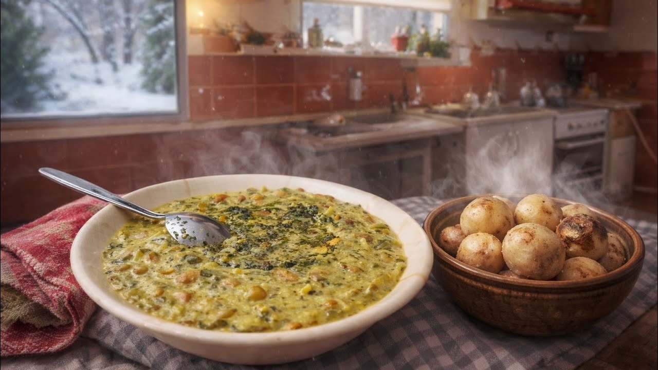 Ash Reshteh on a Cold Winter Day – Turnips, Cozy Kitchen & a Warm Life