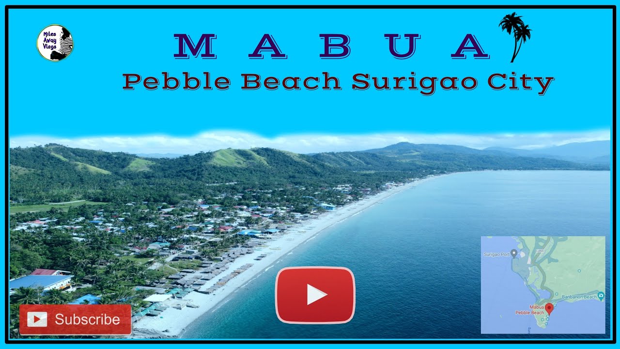 Surigao City Mabua Pebble Beach (Aerial Footage)