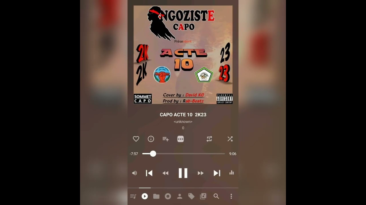 NGOZISTE DE CAPO ACTE 10 (Audio officiel )