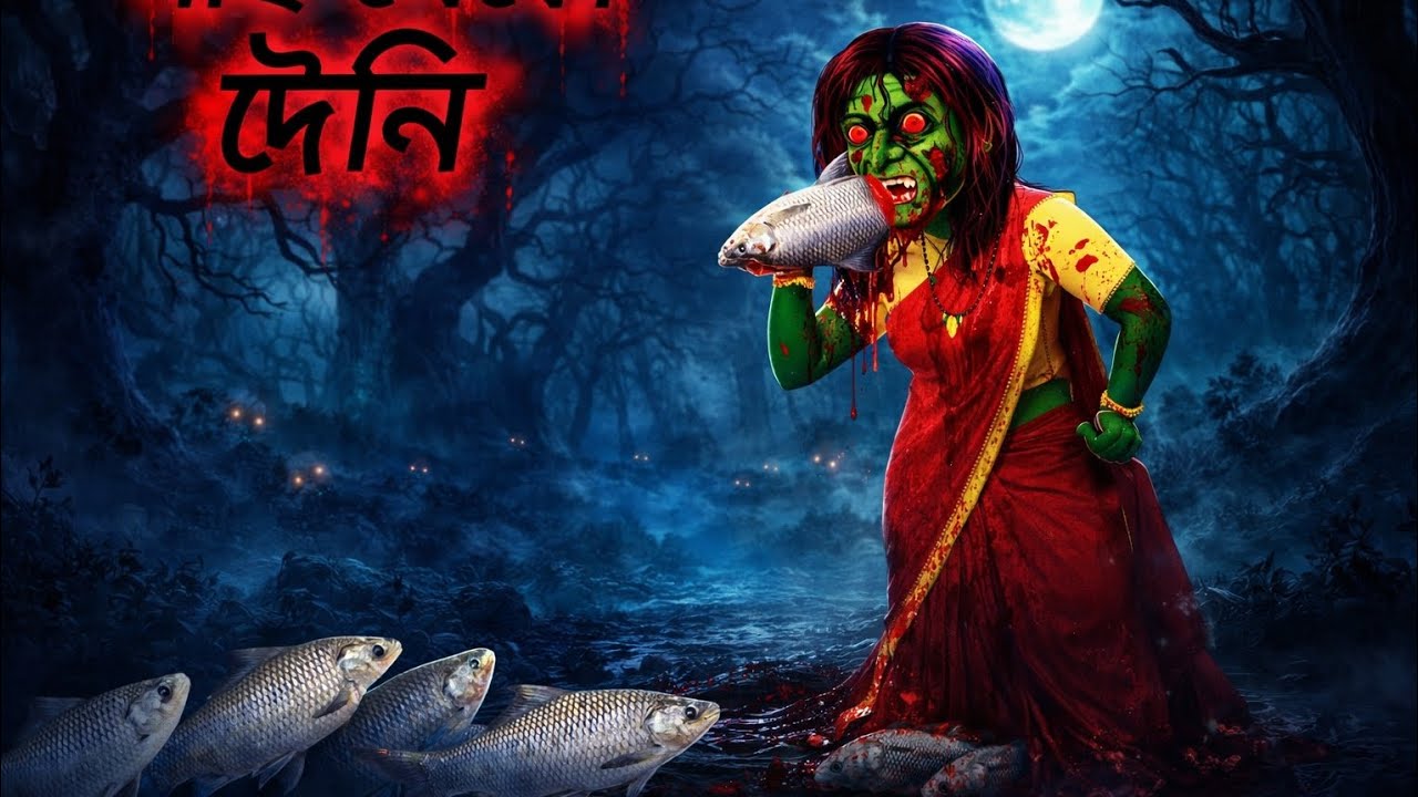 মাছ খেকো ভূত।। Fish Eating Ghost😱😨💀 #banglacartoon #horror
