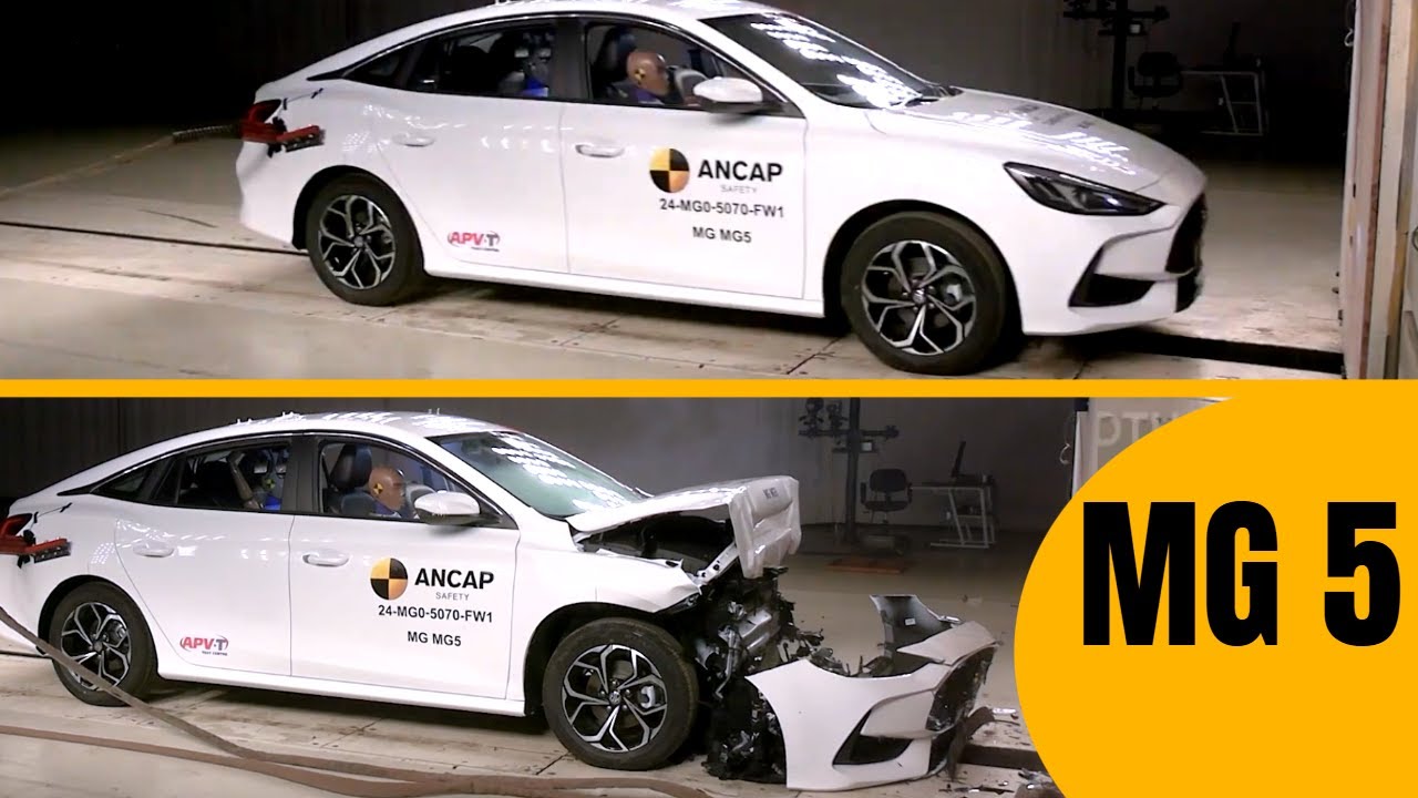 MG 5 Shocks Everyone With 3 Star Safety Rating!