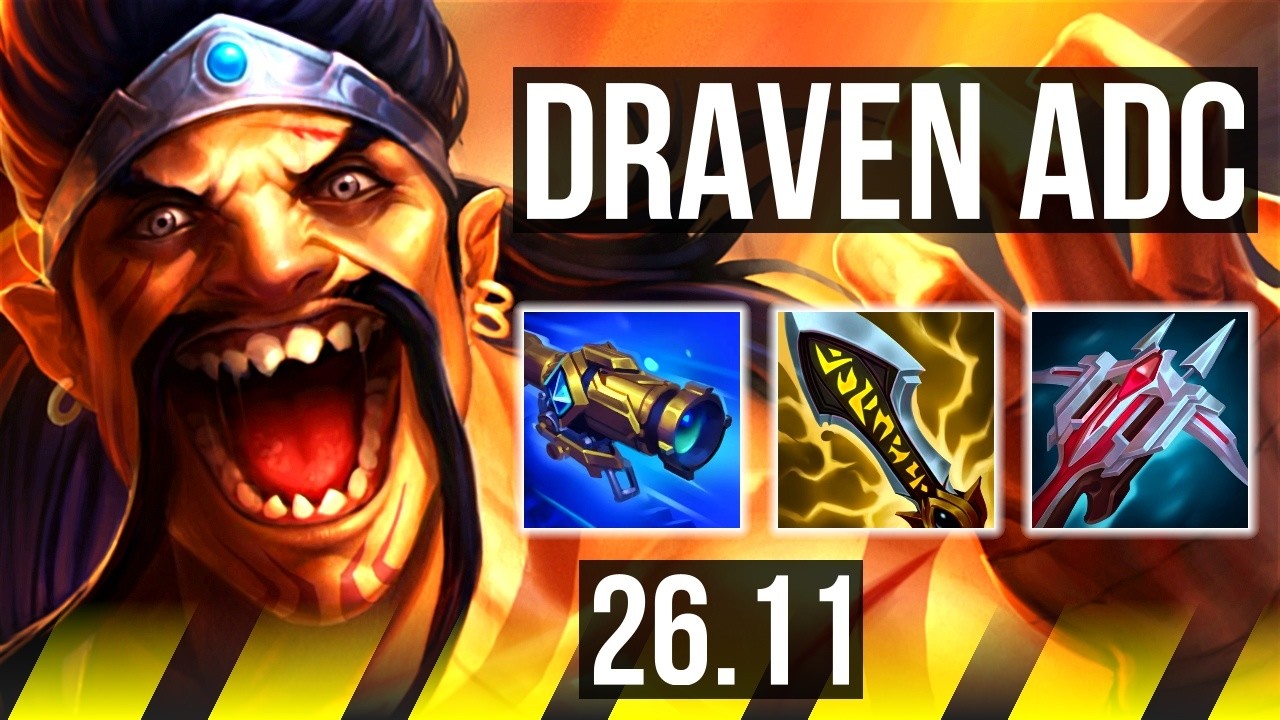 DRAVEN & Nautilus vs KAI'SA & Braum (ADC) | Conqueror | EUW Challenger | 26.11