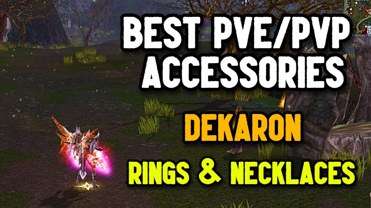 Best Accessories(Rings&Necklaces) for PVE and PVP in Dekaron! (2024)