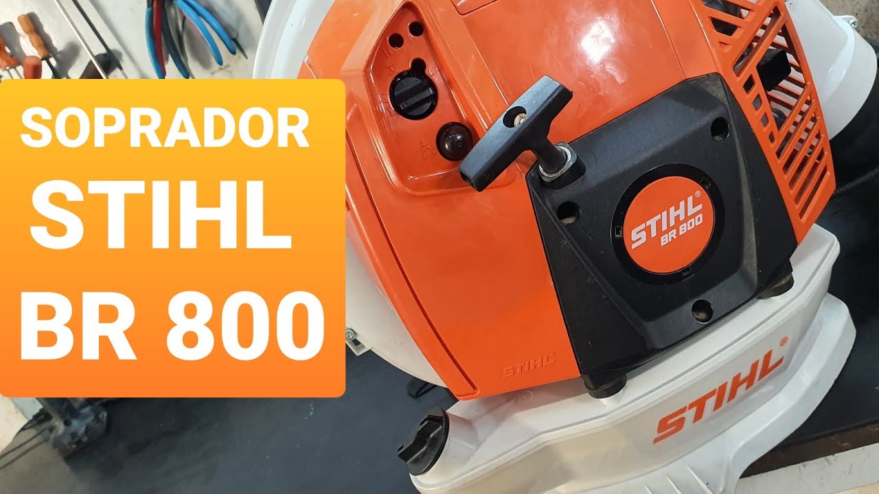 Como ligar um soprador STIHL BR 800.