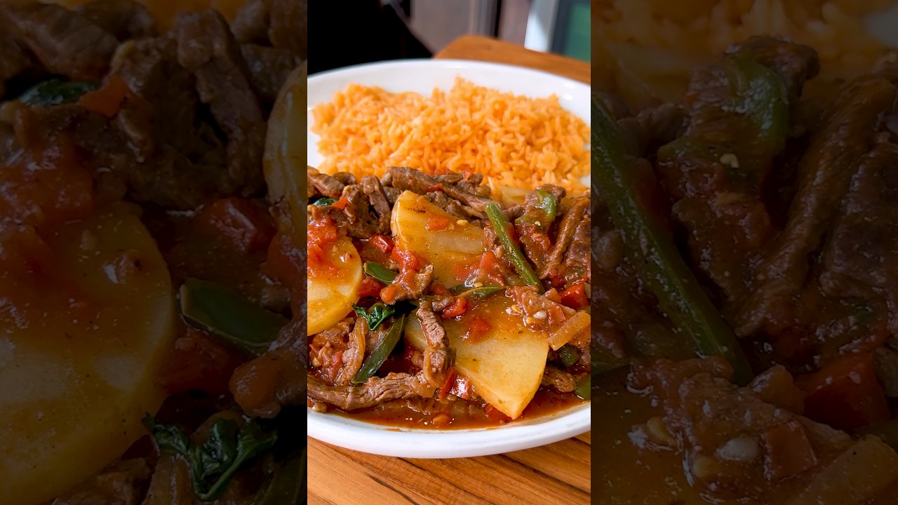 Easy and Delicious Bistec Ranchero con Papas Recipe #shorts