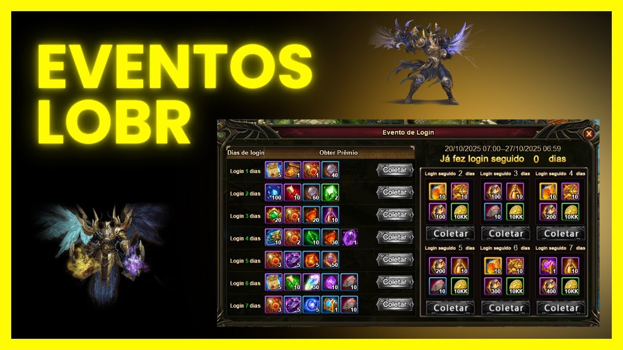 Legend Online BR - Eventos 21/10/2025 Troca da Sorte