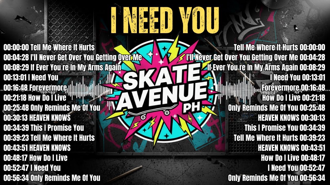 Skate Avenue PH - I Need You (Rock Cover) | OPM Trending Playlist 2026 | Tagalog Rock Songs