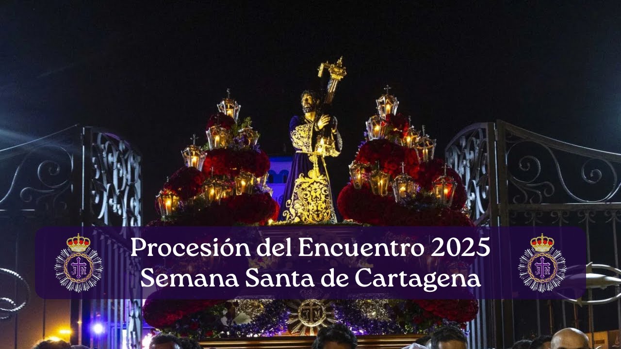 Procesión del Encuentro Viernes Santo 2025 | Semana Santa de Cartagena | Cofradía Marraja