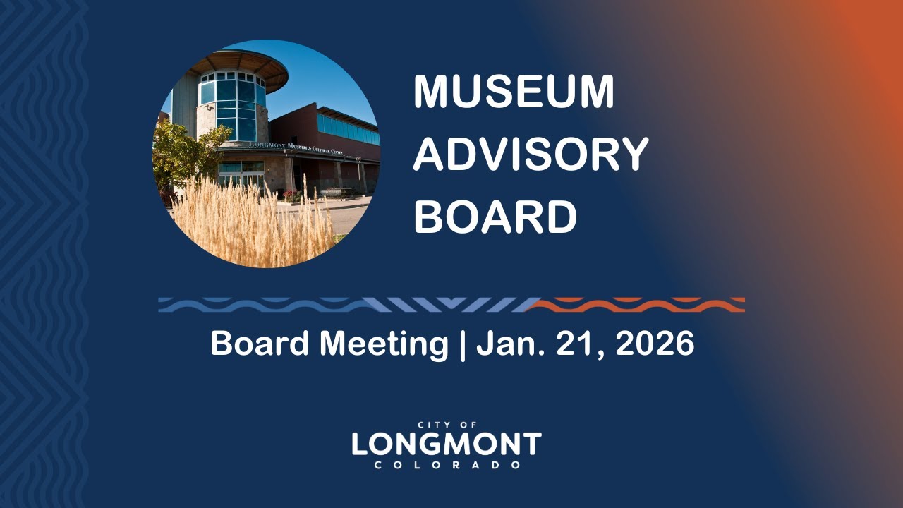 Museum Advisory Board Meeting, Jan. 21, 2026