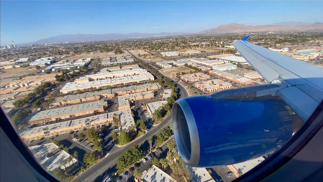 Beautiful Las Vegas Landing – Allegiant Air – Airbus A319-100 – LAS – N329NV – SCS Ep. 344