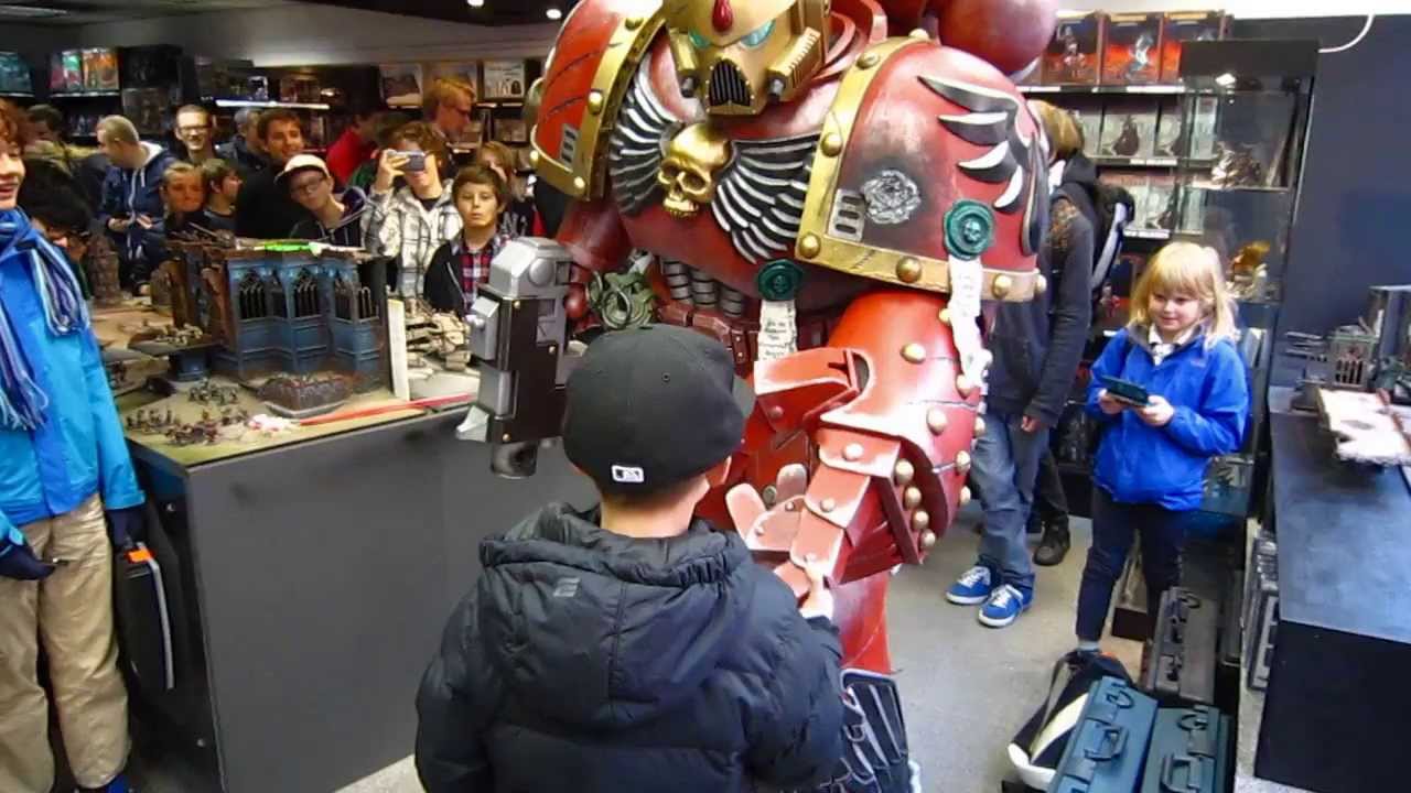 Pilerud's cosplay - Blood Angels Space Marine at Games Workshop 2013