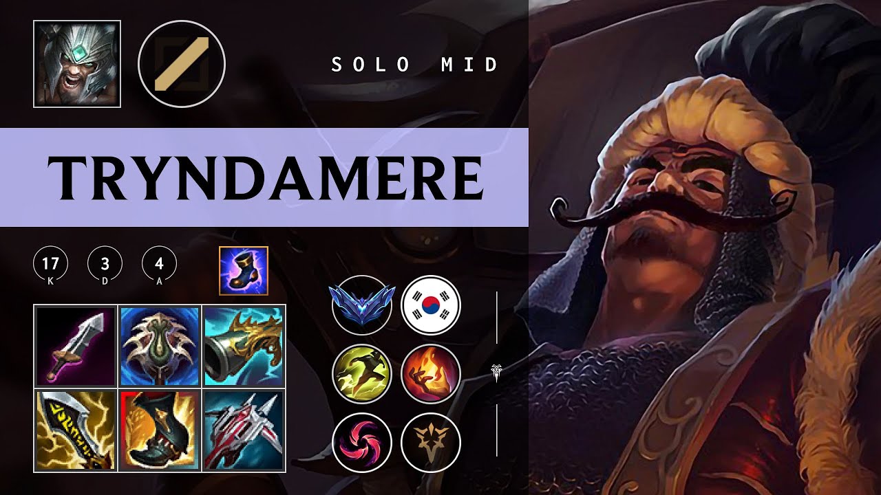 Tryndamere Mid vs Akali - KR Diamond Patch 26.02