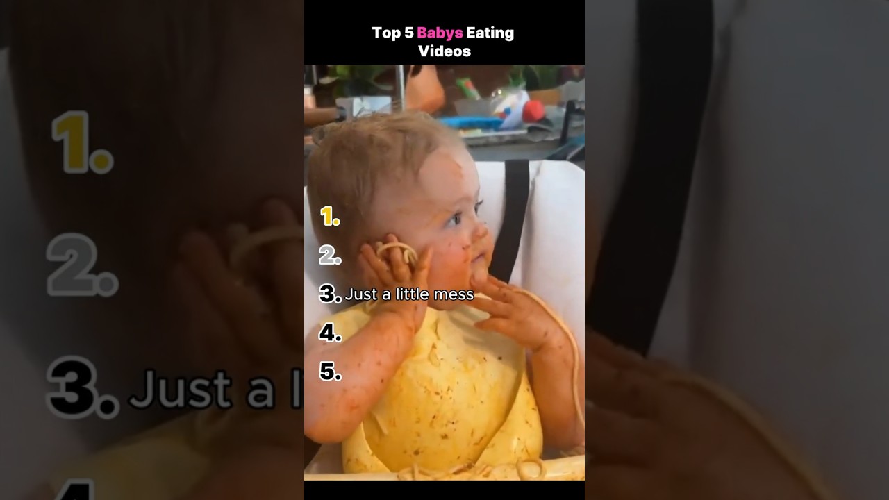 👶 Top 5 Cutest Babies Eating Moments 🍓
