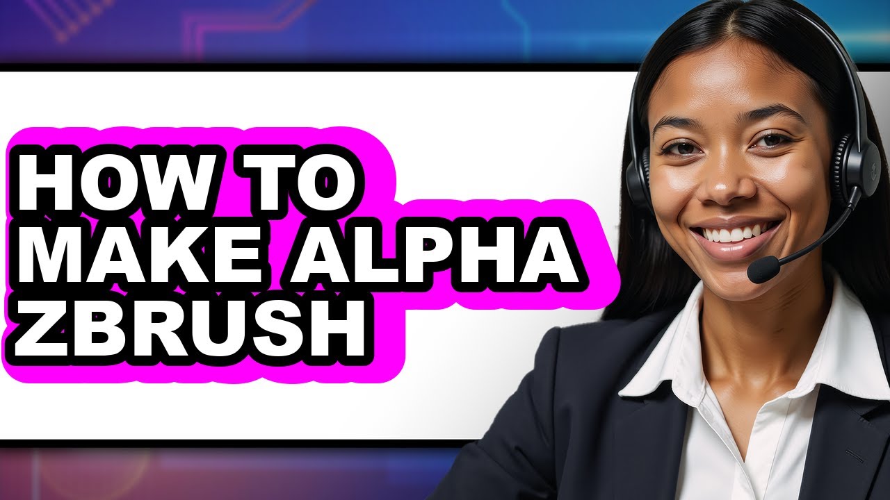 How to Make Alpha ZBrush (Only Way)