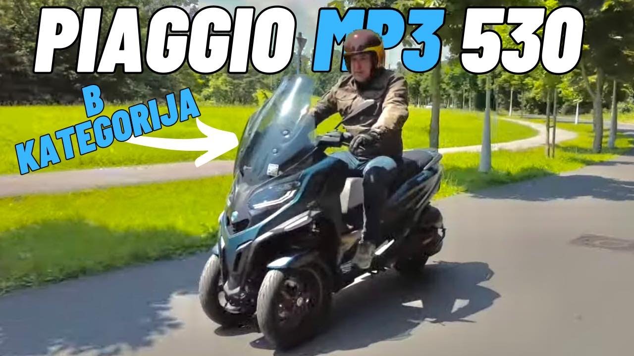 Stabilniji od klasičnog skutera! - Piaggio MP3 - testirao Branimir Tomurad