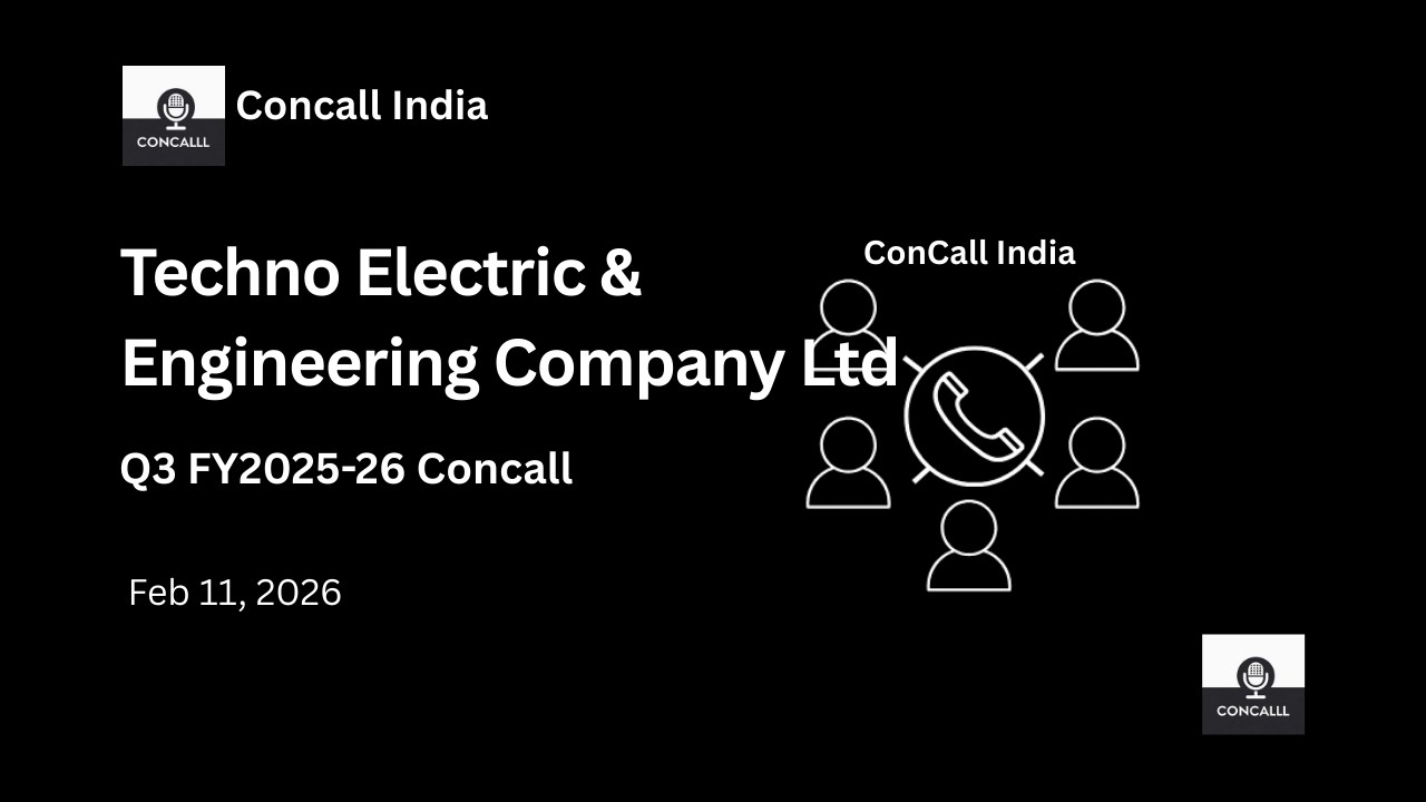 Techno Electric & Engineering Company Ltd Q3 FY2025-26 Concall