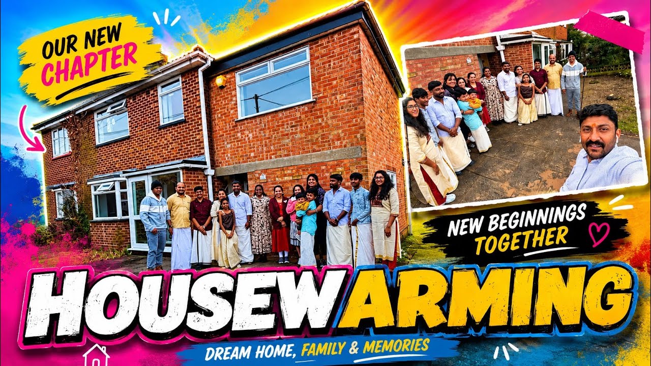 Housewarming Sarathettan and Family #trip #housewarming #family