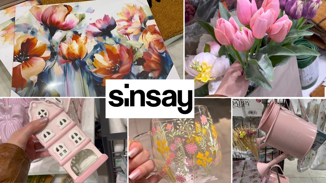 Nowości w Sinsay/Piękne obrazy🌷Wiosenne domki 🌷Tulipany jak żywe 🌷