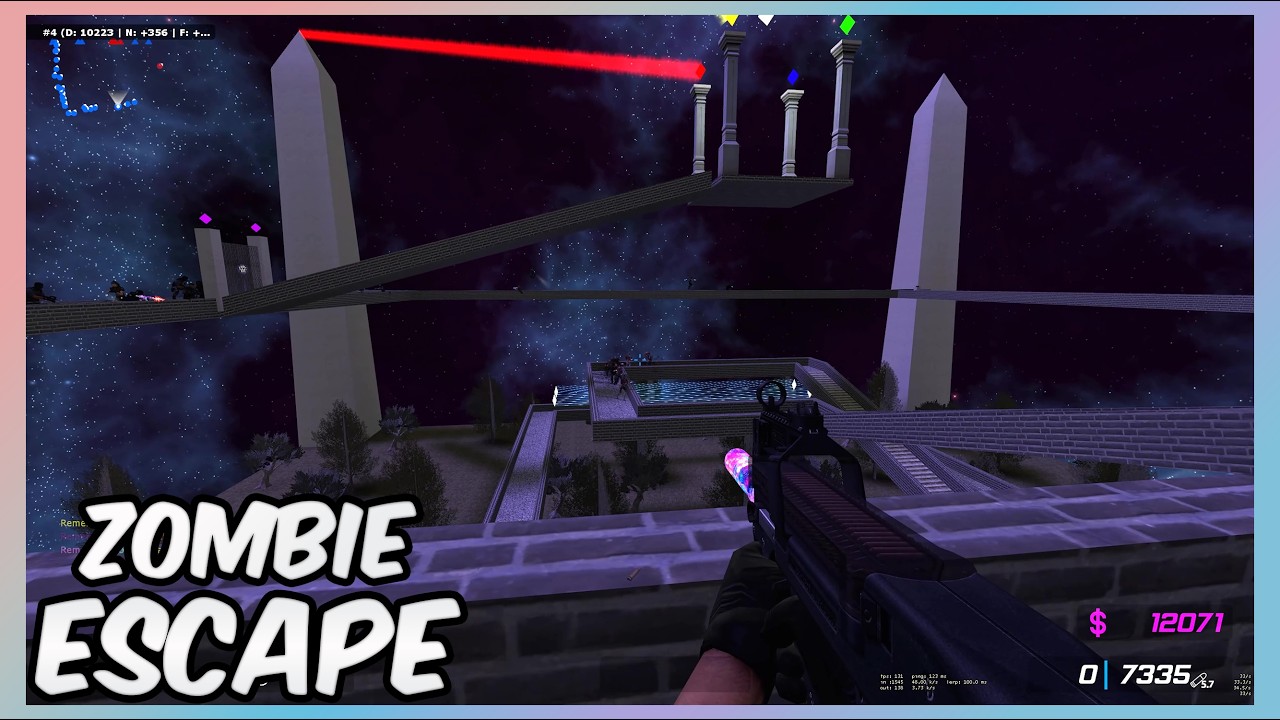 Infiltrating a Secret Temple with a Mysterious Being Deep inside - CS:S Zombie Escape