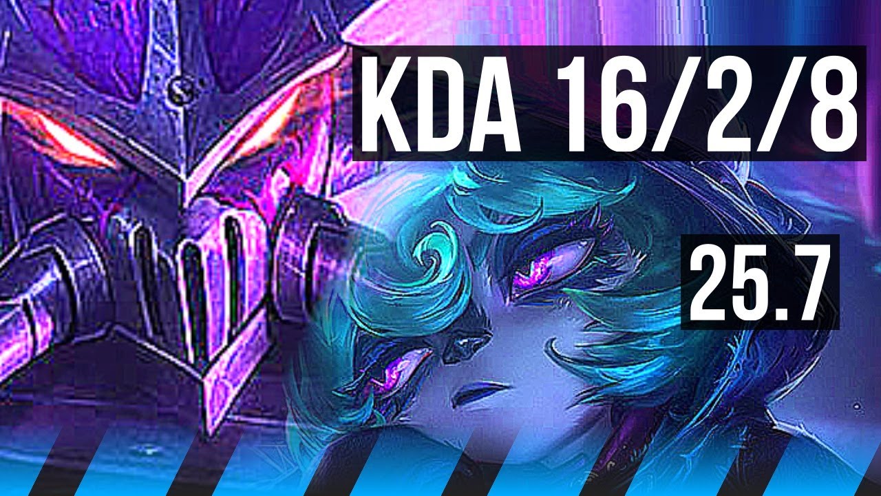 KASSADIN vs VEX (MID) | 16/2/8, Legendary | EUW Diamond | 25.7
