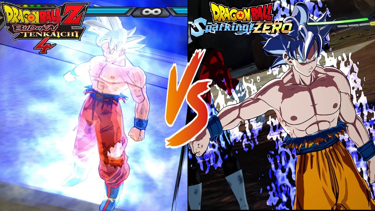 Tenkaichi 4 vs Sparking! Zero Ultra Instinct Goku Supers and Ultimate