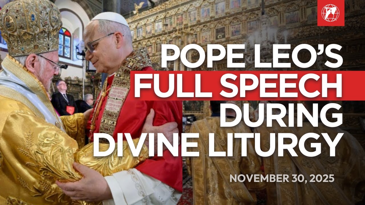 Pope Leo in Turkey | Full Speech during the Divine Liturgy in the Patriarchal Church of Saint George