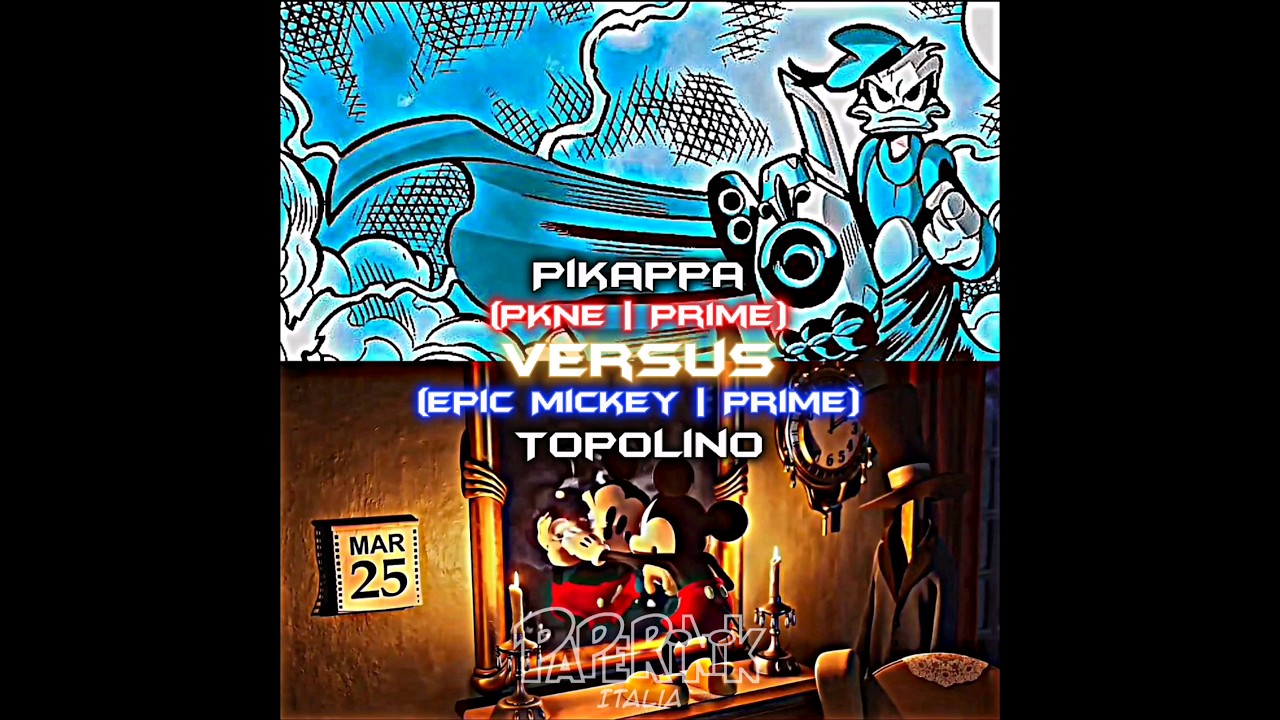 Pikappa VS Topolino (Epic Mickey)