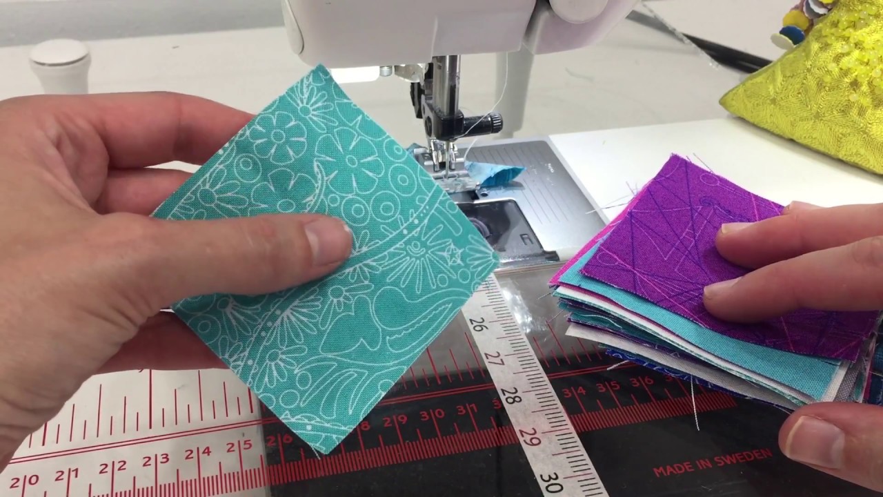 Cheeky Churn Dash QAL with Beth Helfter's Accordion Sewn HST Method