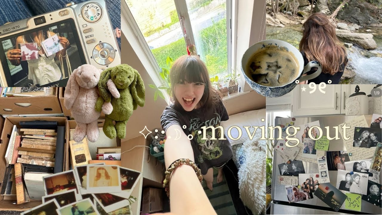 moving out, days in my life 🏠📦uni student