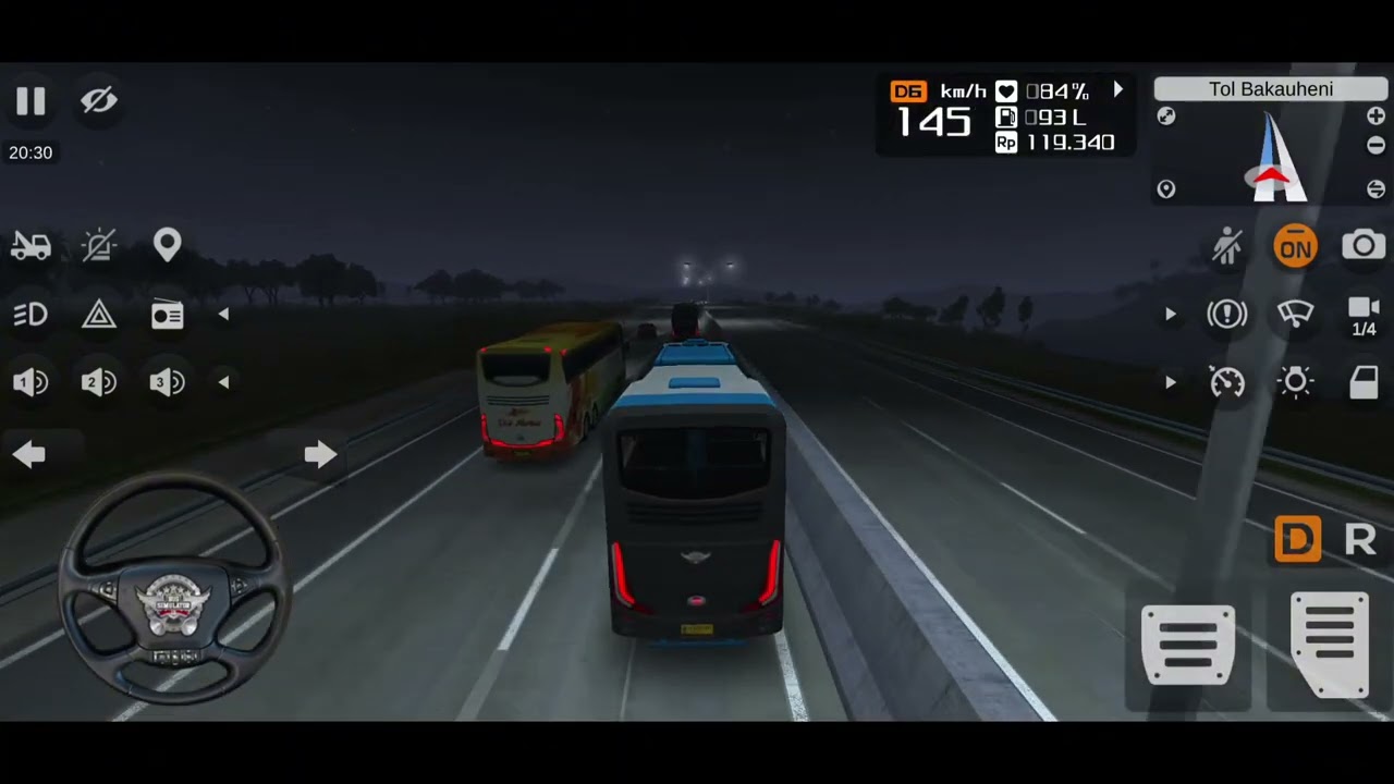 Indonesia Coach bus driving | Euro bus simulator 2025 Android gameplay #game 1 Part 1002