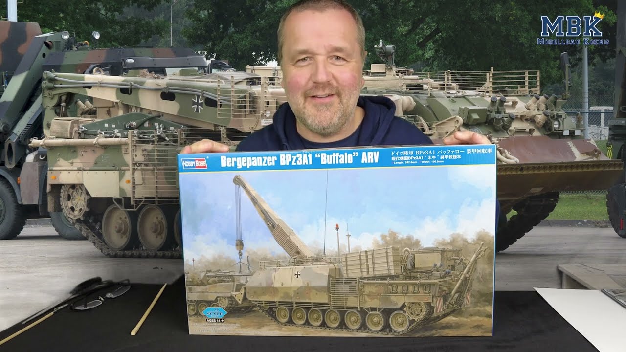 MBK packt aus #912 - 1:35 Bergepanzer BPz3 A1 ISAF “Büffel” ARV (Hobby Boss 84566)