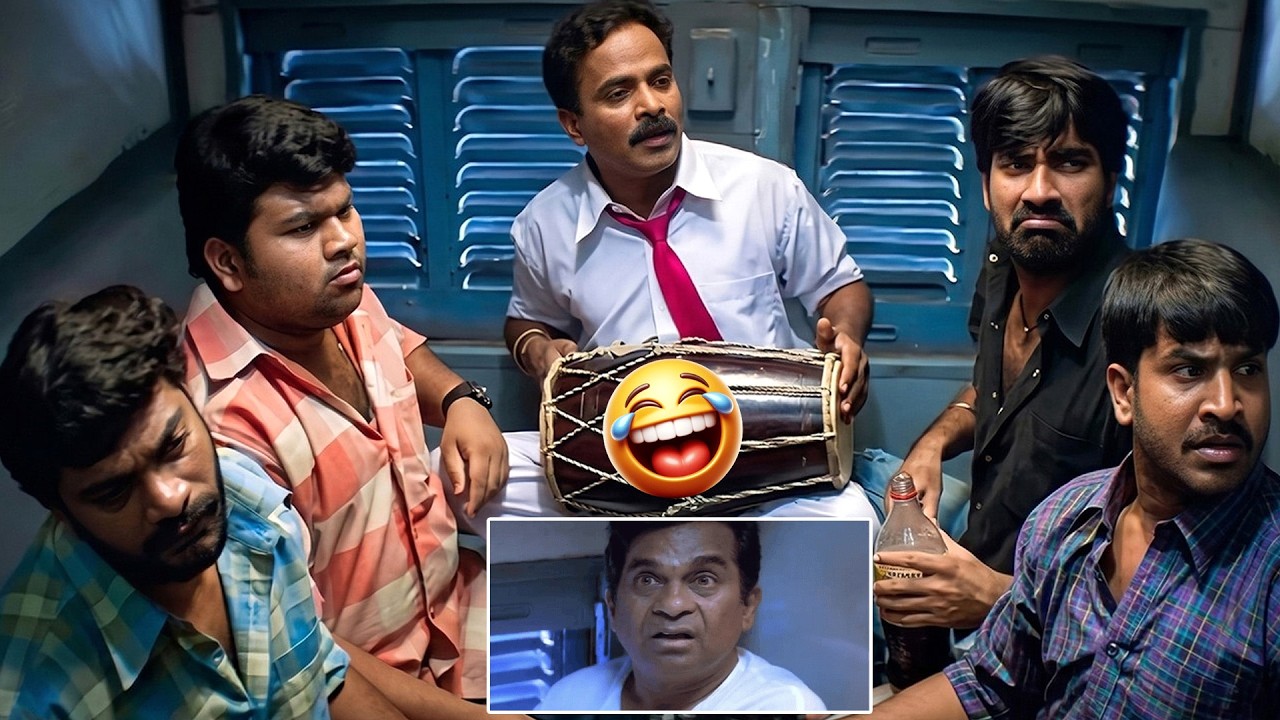 Ravi Teja And Brahmanandam Train Comedy Scene  Venky Movie Train Comedy Scenes | Ravi Teja Comedy