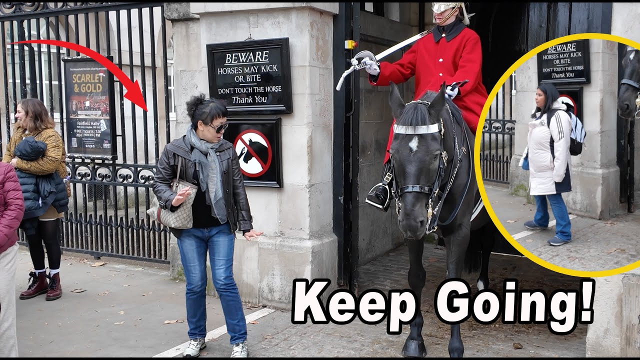 ❌⛔️ THREE Warnings!! Guard TELLS Her to STAND BACK Again and Again!! KEEP GOING ‼️