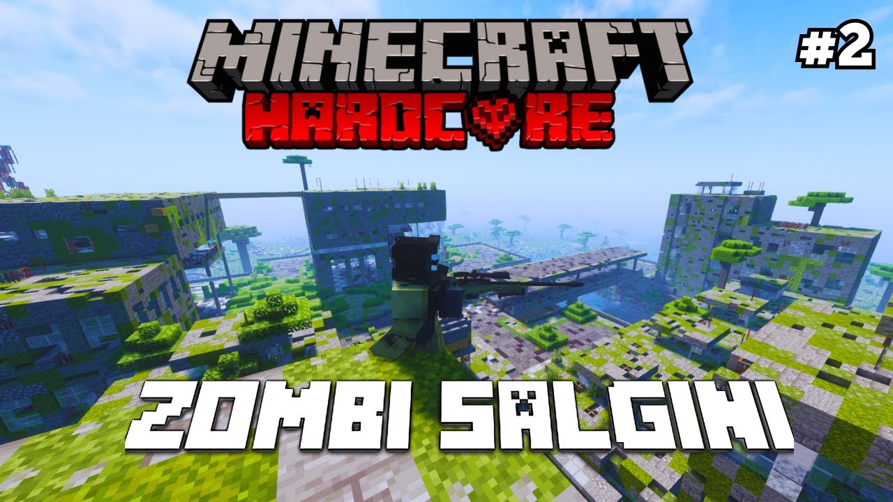 Minecraft Hardcore'da ZOMBİ Salgınında HAYATTA Kalmak! (Part 2)