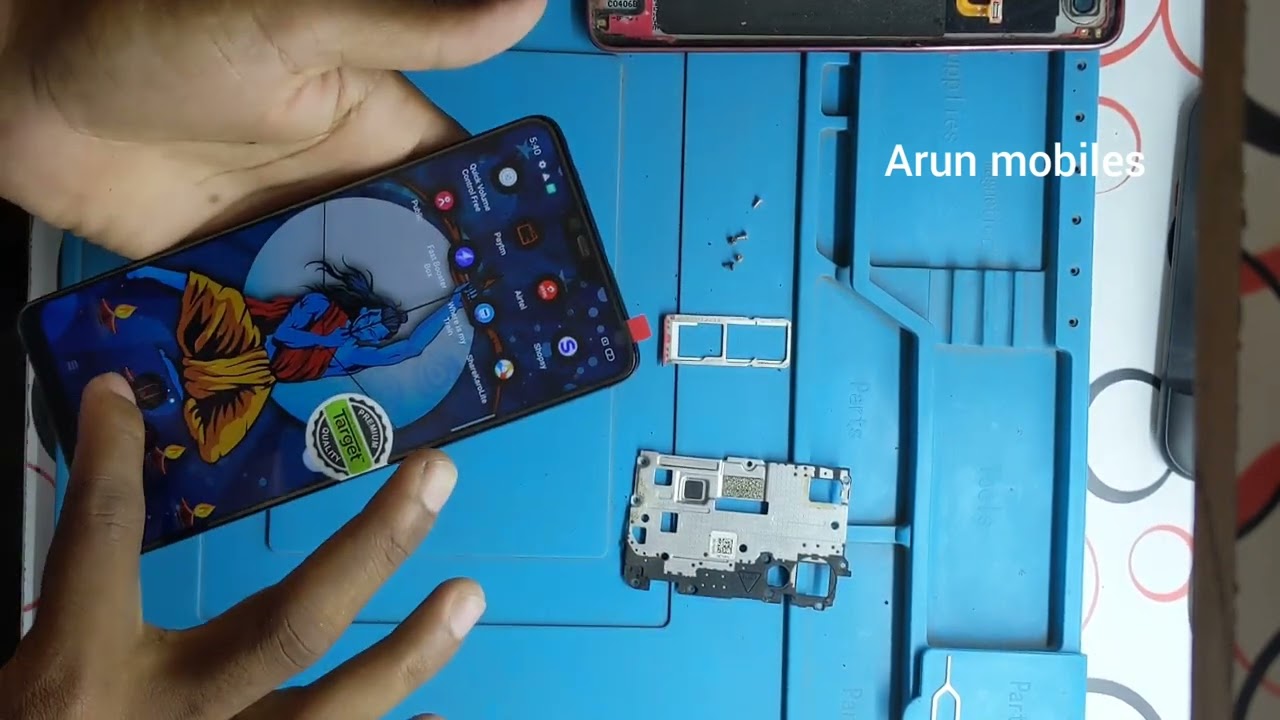 OPPO F7 DISPLAY CHANGE . OPPO . F7 DISASSEMBLY