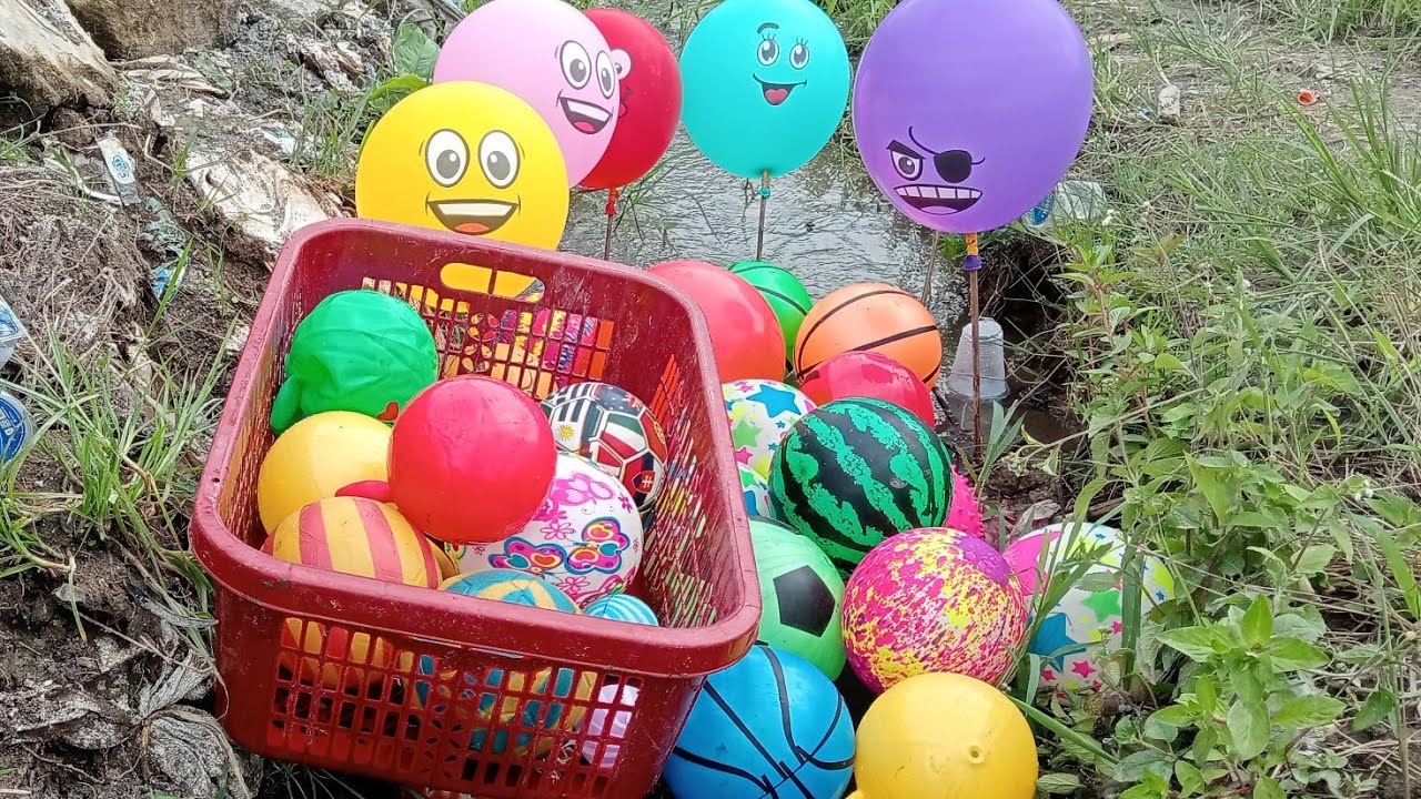 Hunting Balon Lucu dan Bola Bola ⚽🎈🍉