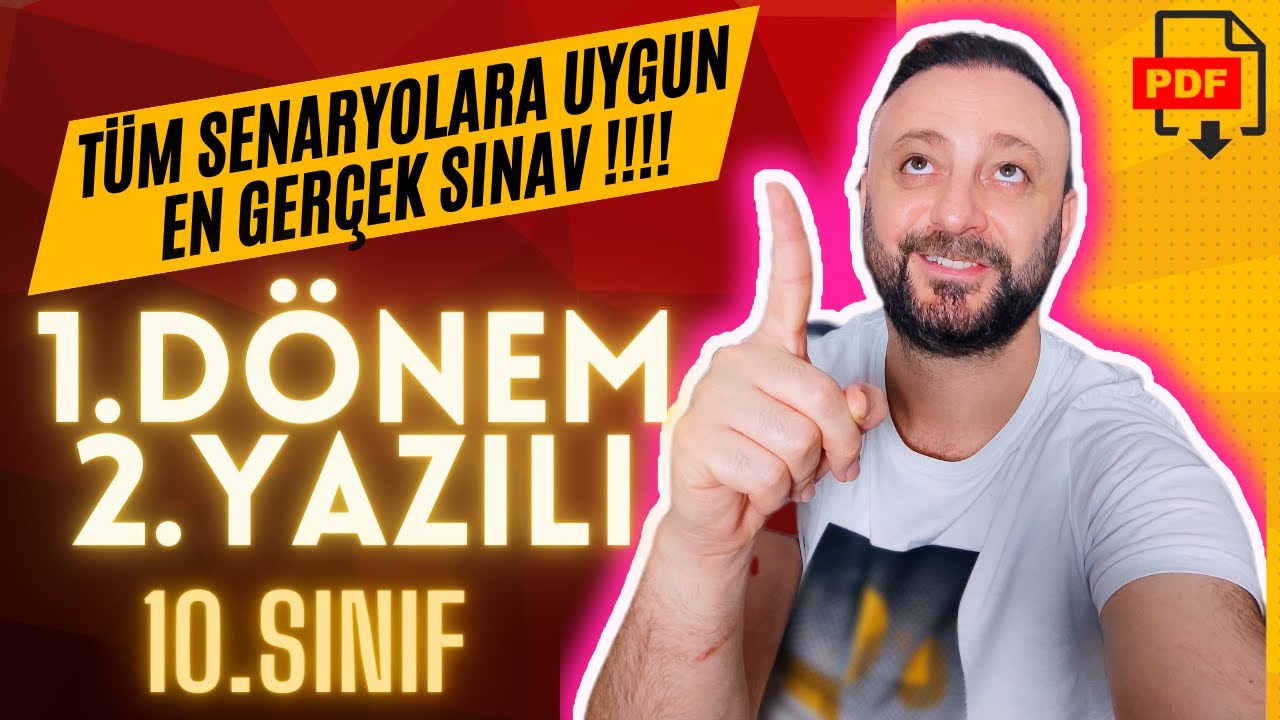 İZLERSEN 100 ALIRSIN !! | 10.Sınıf Fizik 1.Dönem 2.Yazılı | 2024