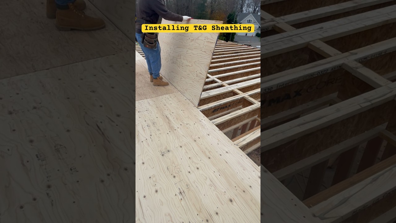 How to install T&G sheathing 