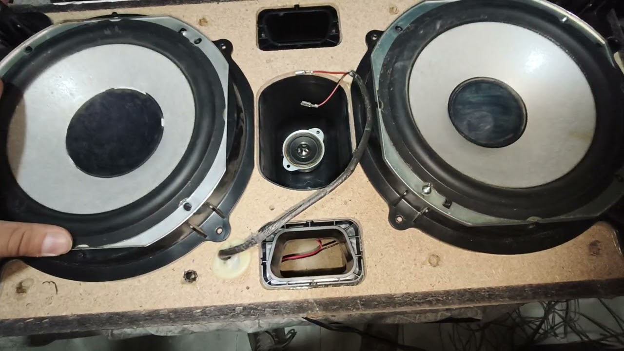 Modificación bocinas Sony HCD-GPX7
