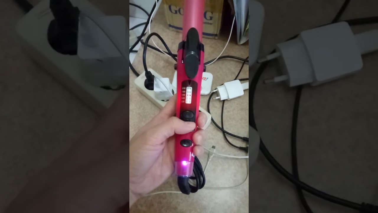 how to turn on your nova nhc 1818 hair curler and straightening