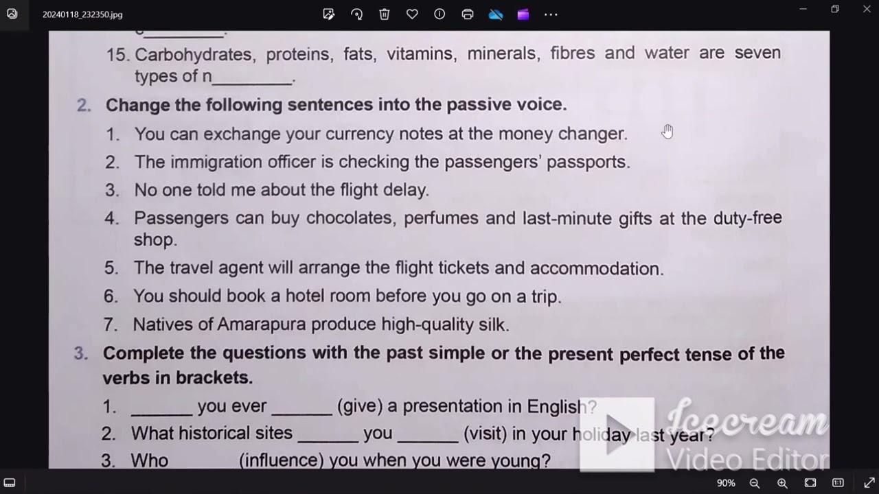 Grade 9 English Review 4