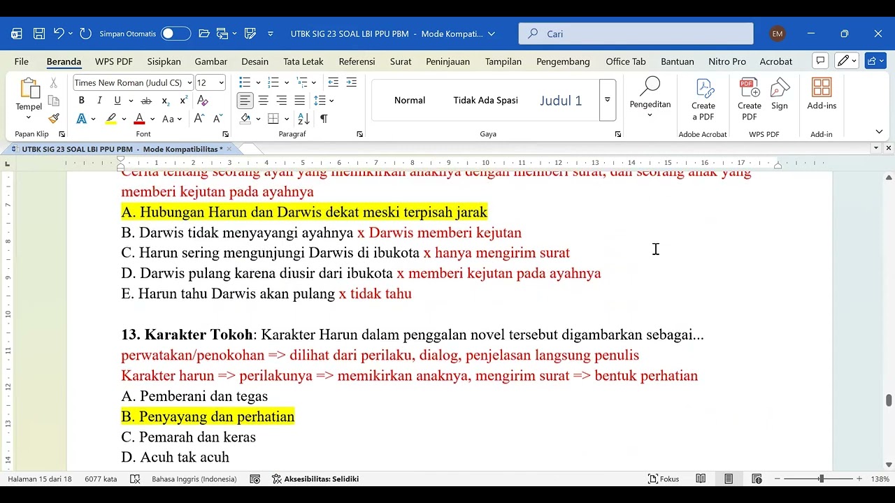 Bahas LBI UTBK yang ada Eksaknya-LBI SIG 23 PART 2
