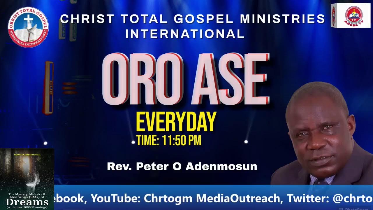 Alufa  Peter Olufela Adenmosun|| Oro Ase Ibere Ojo lati Enu Olodumare|| March 1st, 2026.